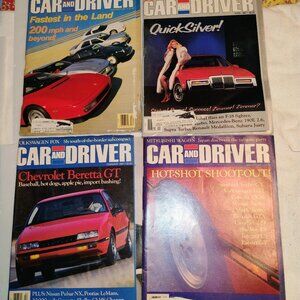 Car and Driver magazines